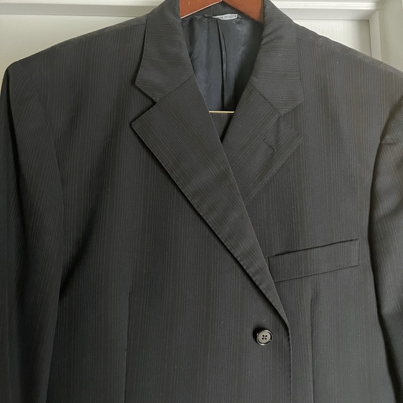 Black Pinstripe Gianluca Suit Set